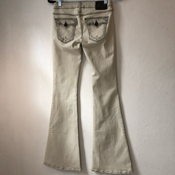 True Religion RARE bell bottom western jeans sz 26 - Picture 7 of 15